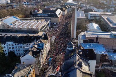 Demo gegen Rechts - Marburg
